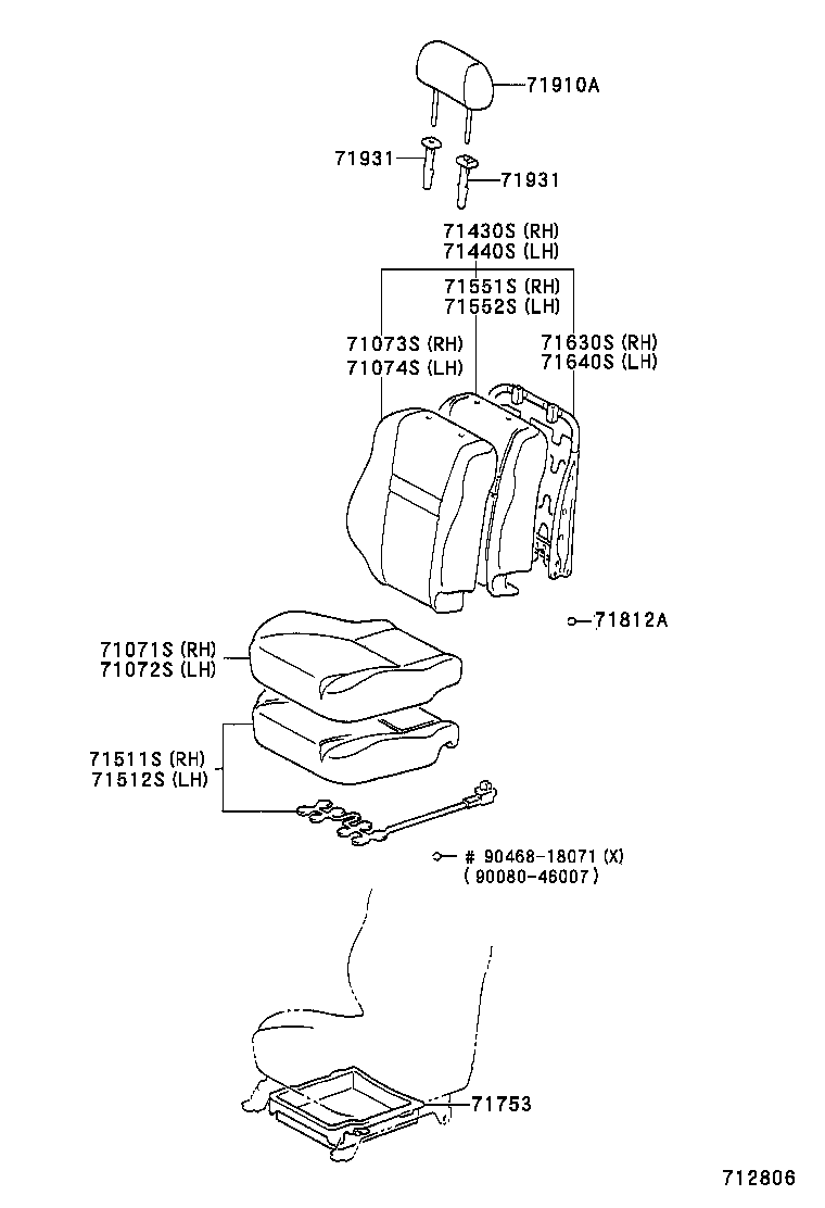 71753-52010 TRAY, FRONT SEAT UNDER product image