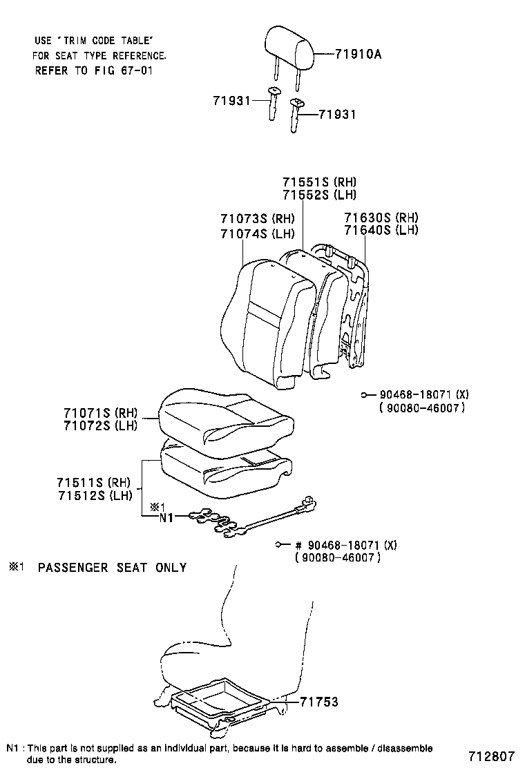 71753-52010 TRAY, FRONT SEAT UNDER product image