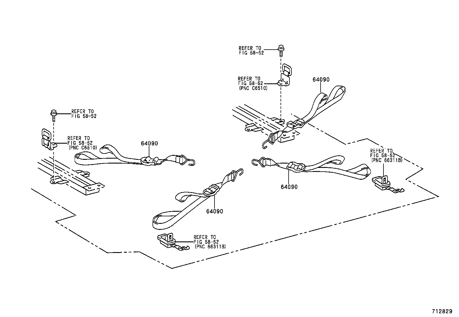 71013-28360 SPRING ASSY, FRONT SEAT BACK, RH(FOR SEPARATE TYPE) product image