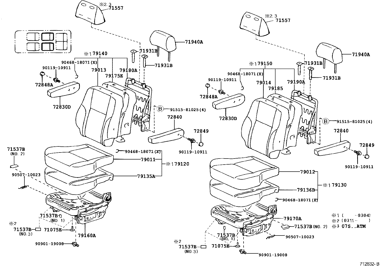 71461-28090 SPRING, REAR SEAT CUSHION product image