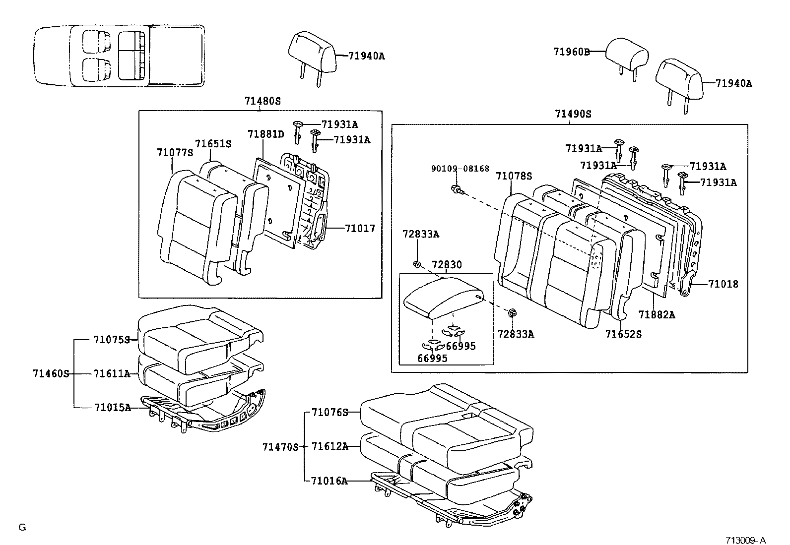Thumbnail 8 for 71073-0C040-B3