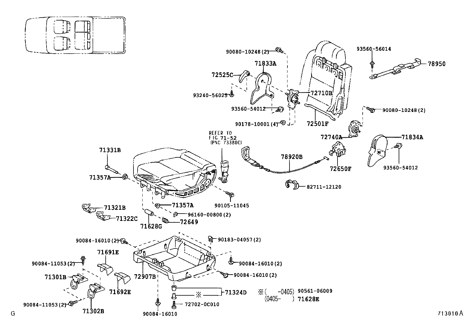 Thumbnail 9 for 71073-0C040-B3