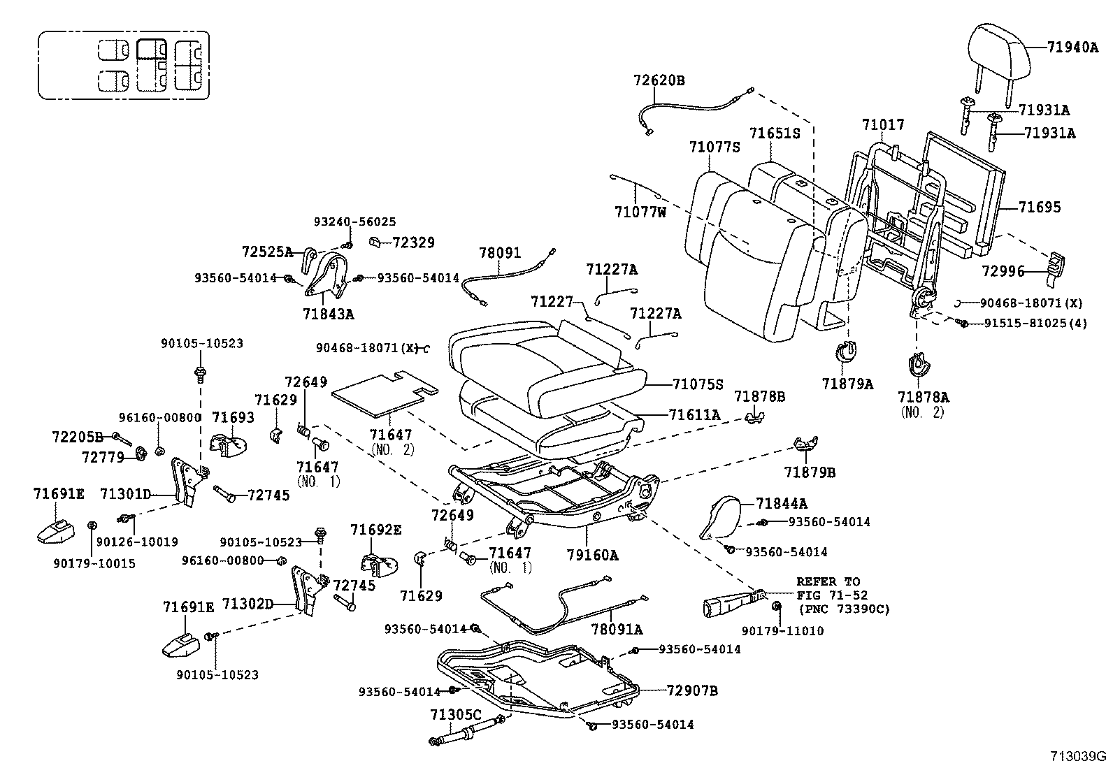 Thumbnail 10 for 71073-3G280-B0