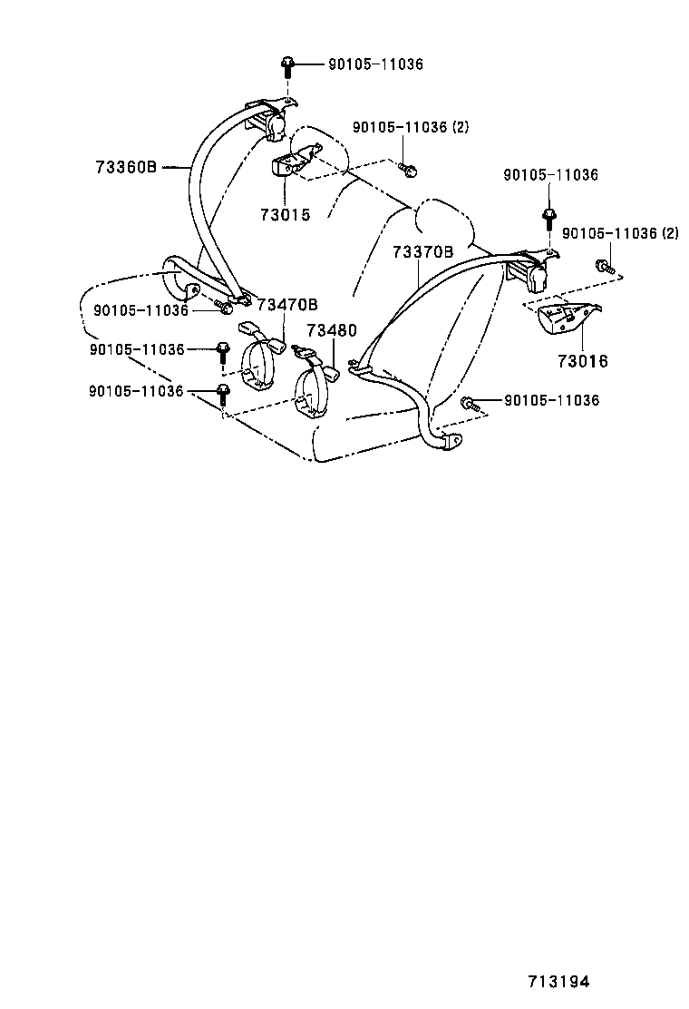 73178-02010-B0 CAP, SEAT BELT ANCHOR COVER product image