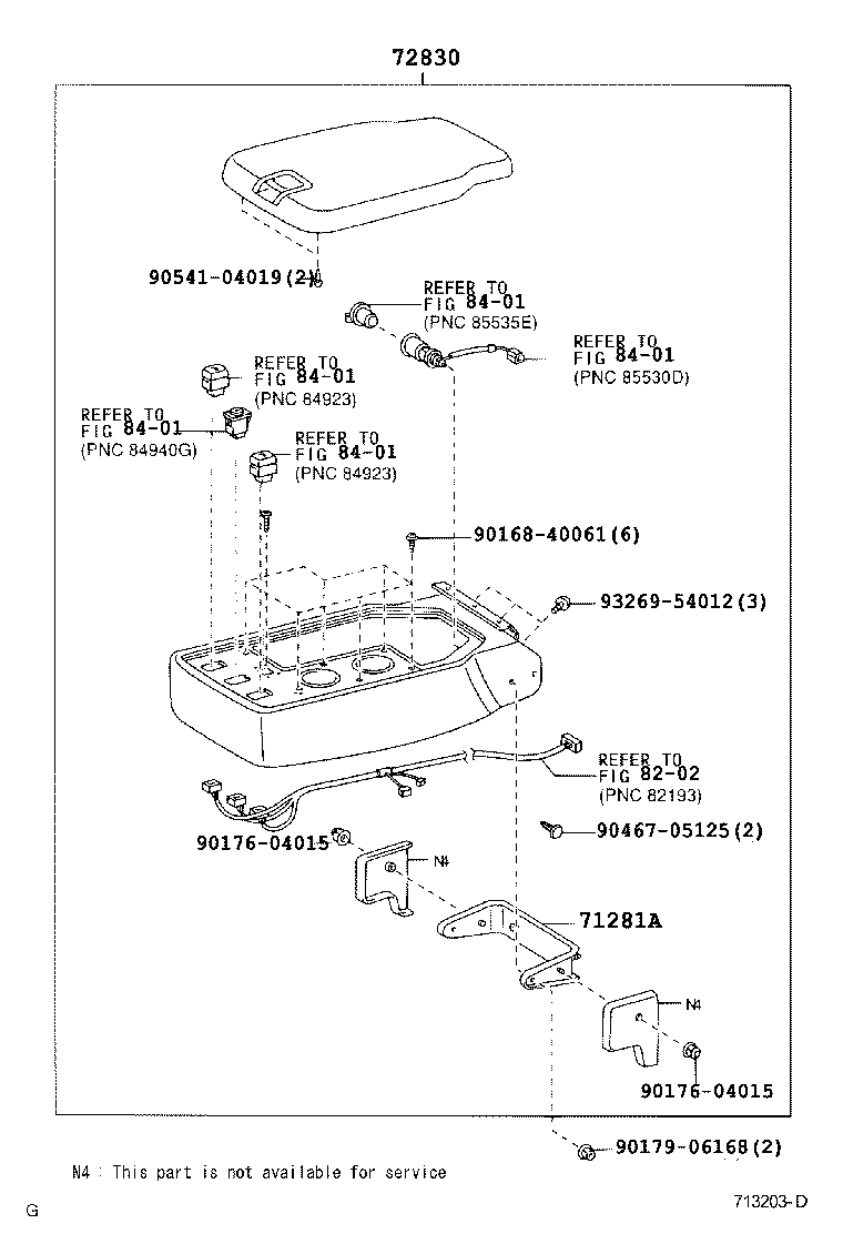71017-06060 FRAME SUB-ASSY, REAR SEAT BACK, RH product image