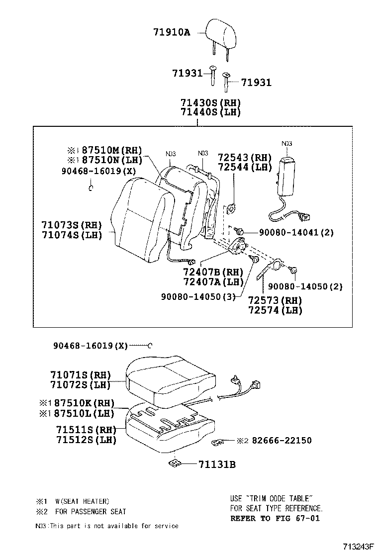 71640-02040 SPRING ASSY, FRONT SEAT BACK, LH(FOR SEPARATE TYPE) product image