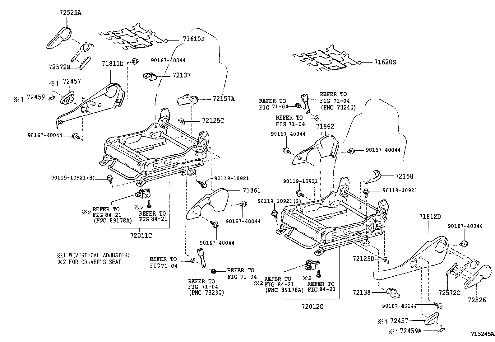 71630-02080 SPRING ASSY, FRONT SEAT BACK, RH(FOR SEPARATE TYPE) product image