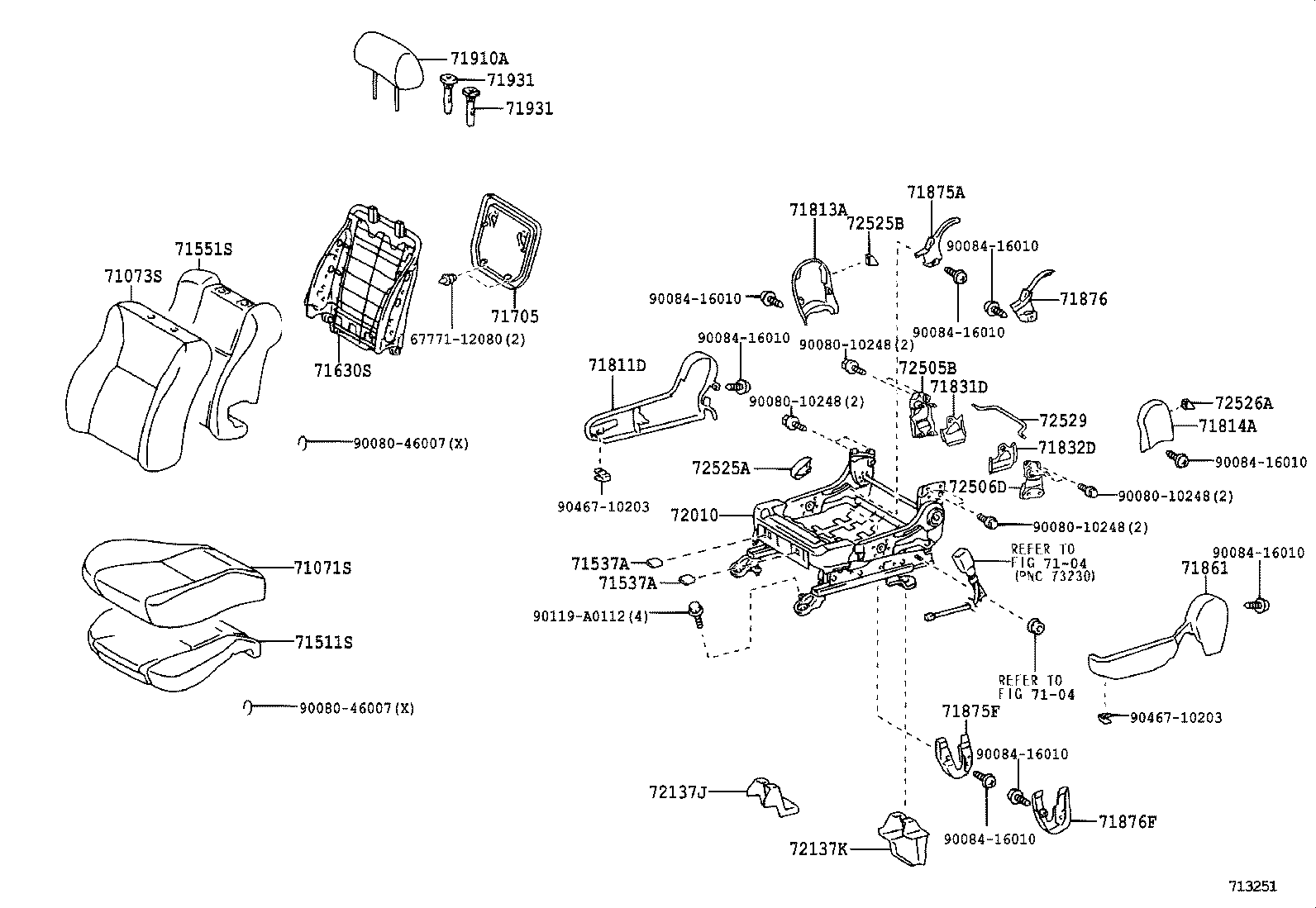71812-02090-B0 SHIELD, FRONT SEAT CUSHION, LH product image