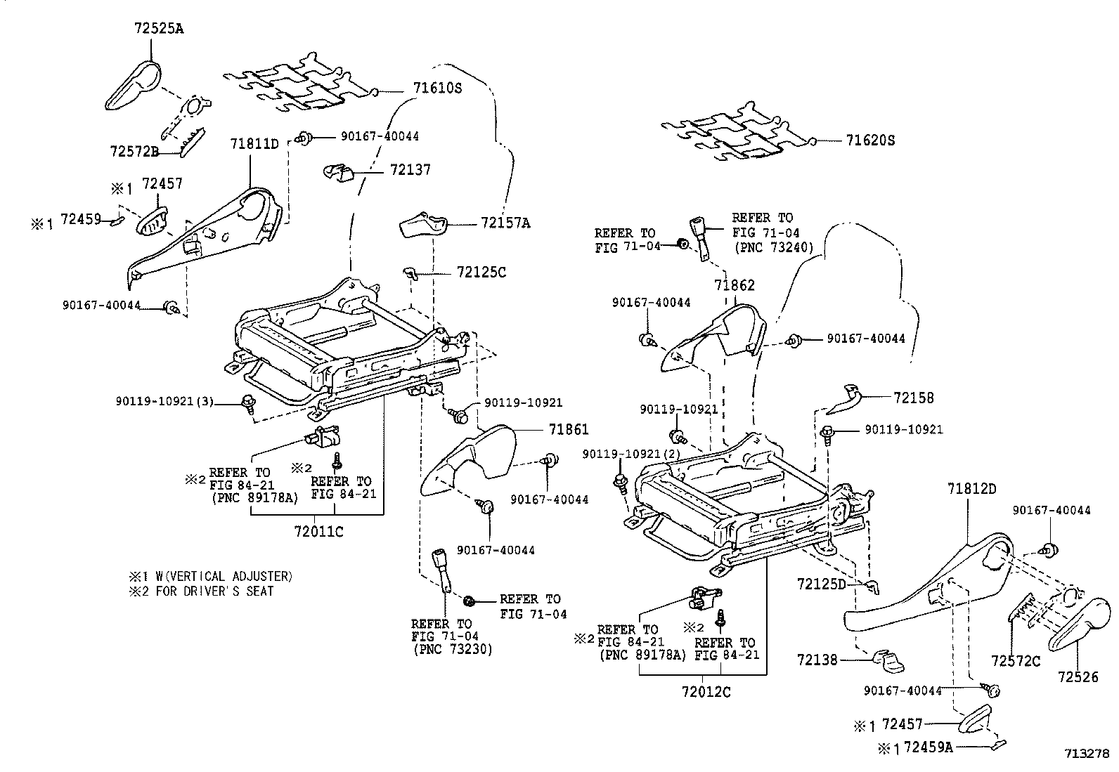 71027-02090-A0 COVER, FRONT SEAT BACK, RH(FOR SEPARATE TYPE) product image