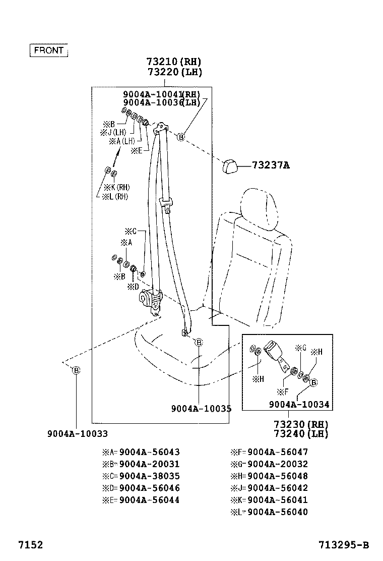 Thumbnail 3 for 73220-BZ021-A0