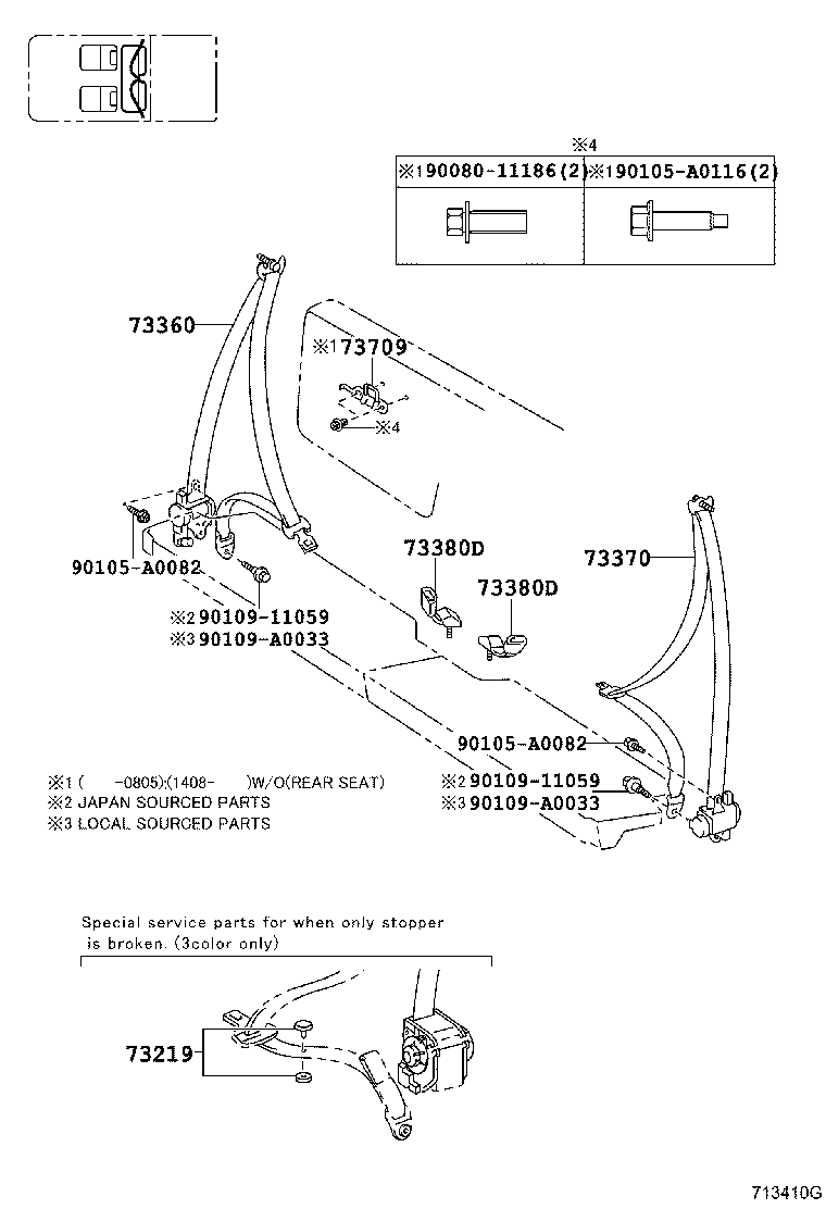 Thumbnail 4 for 73023-04040-C0