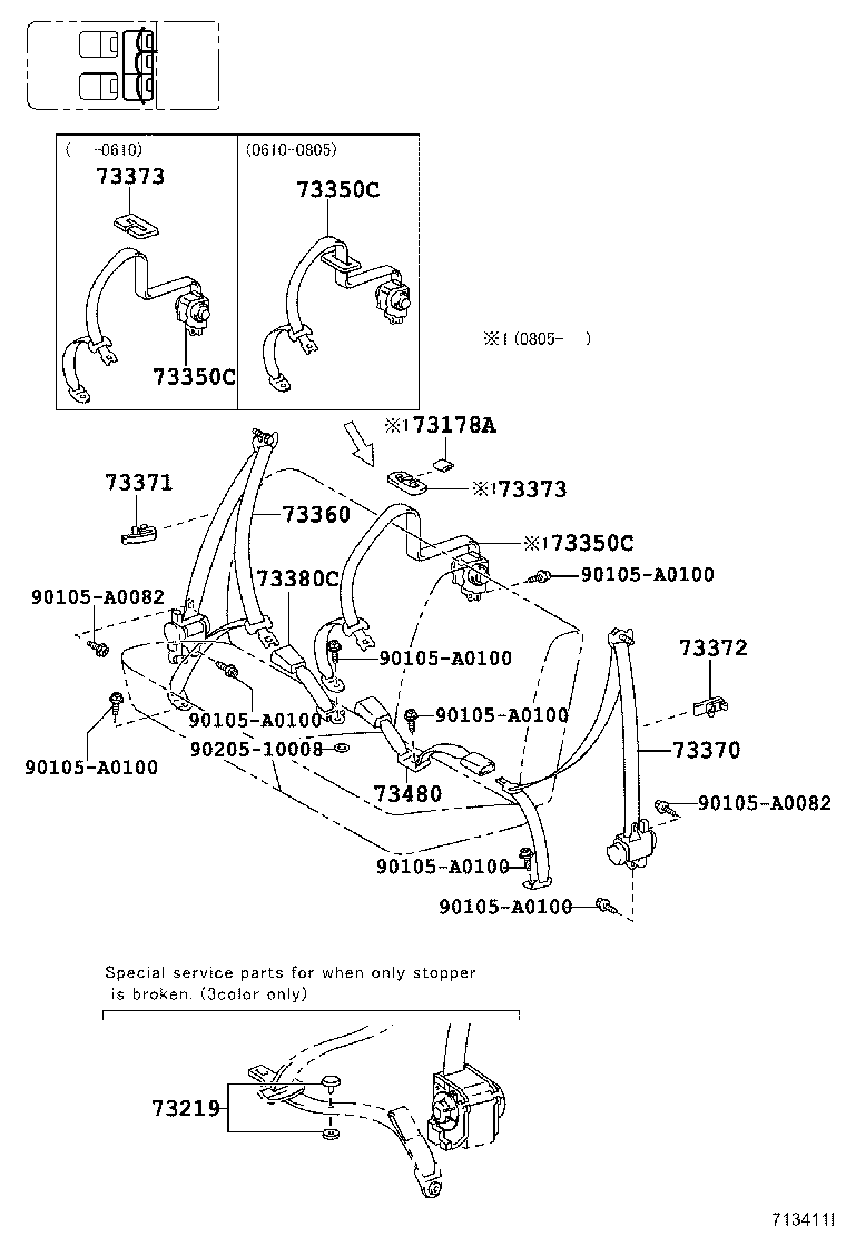 Thumbnail 2 for 73023-04040-C0