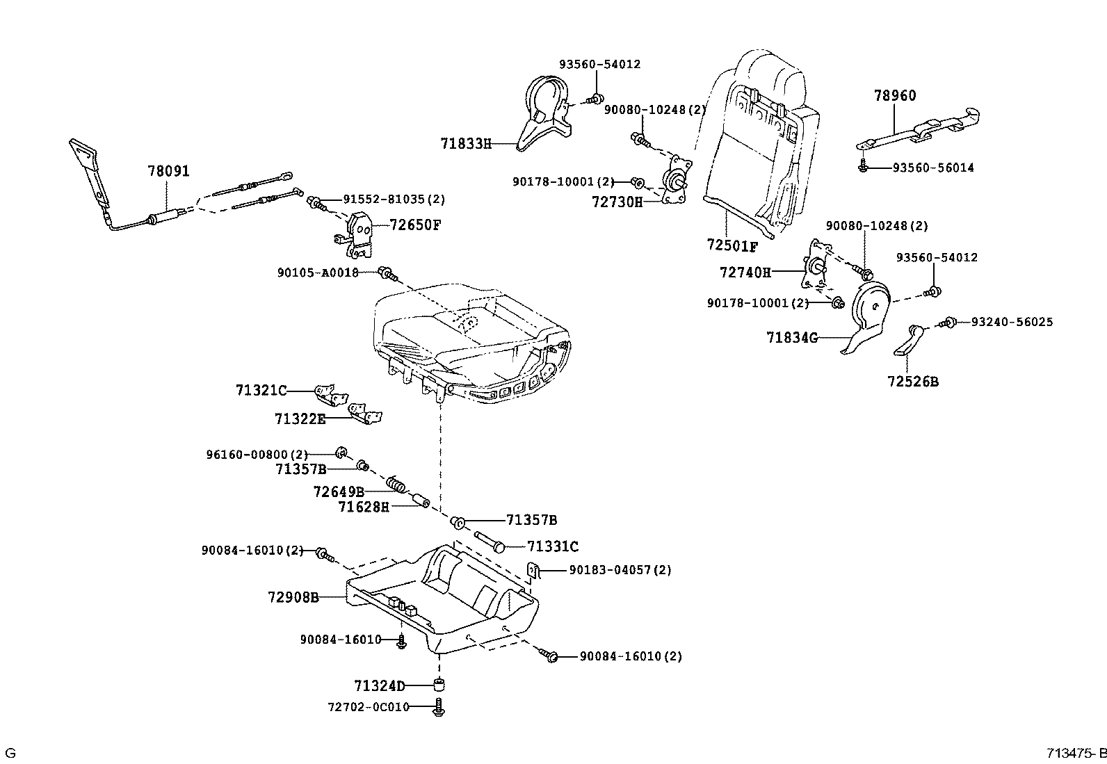 Thumbnail 15 for 71073-0C240-B2
