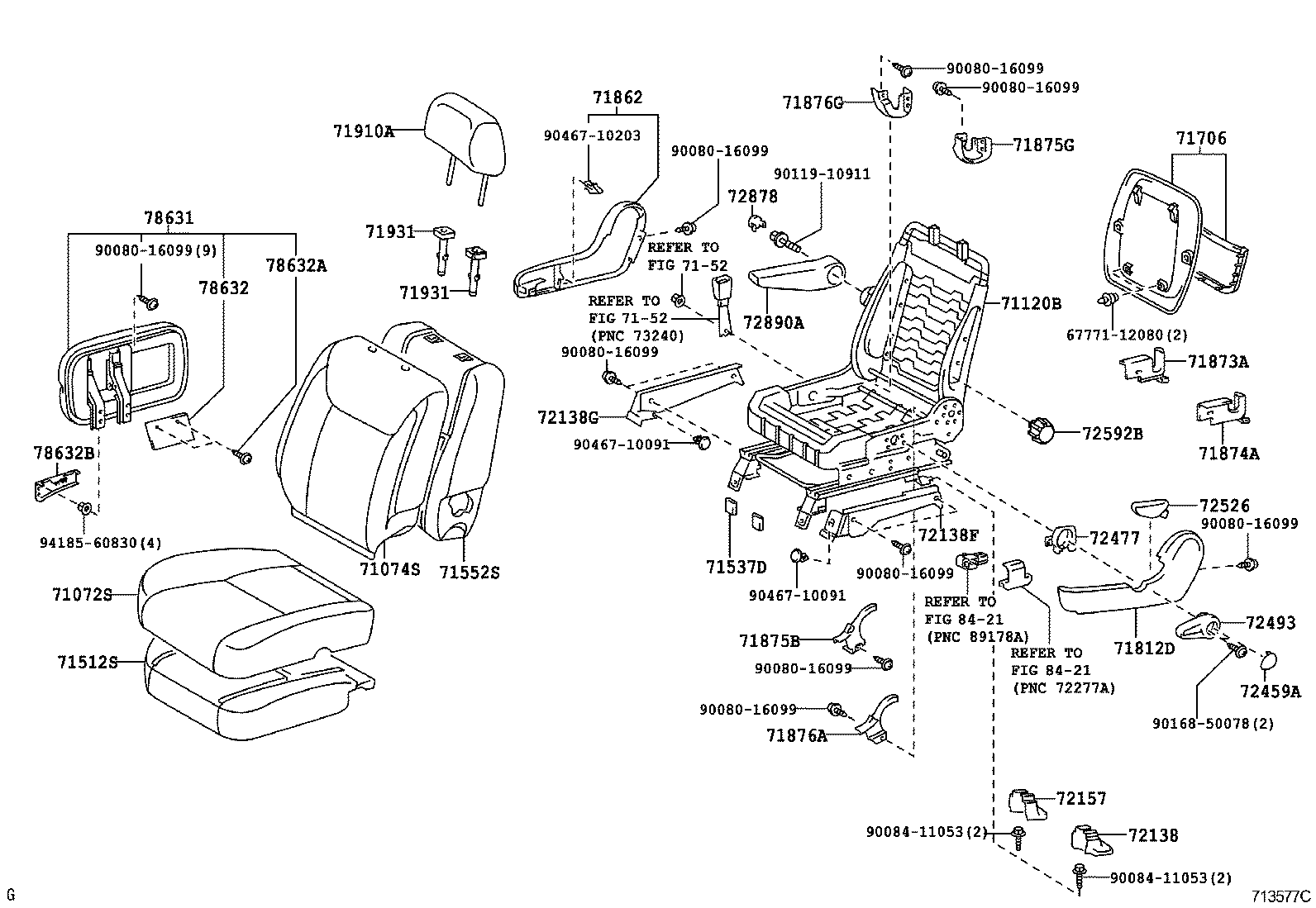 Thumbnail 4 for 71073-08030-B0
