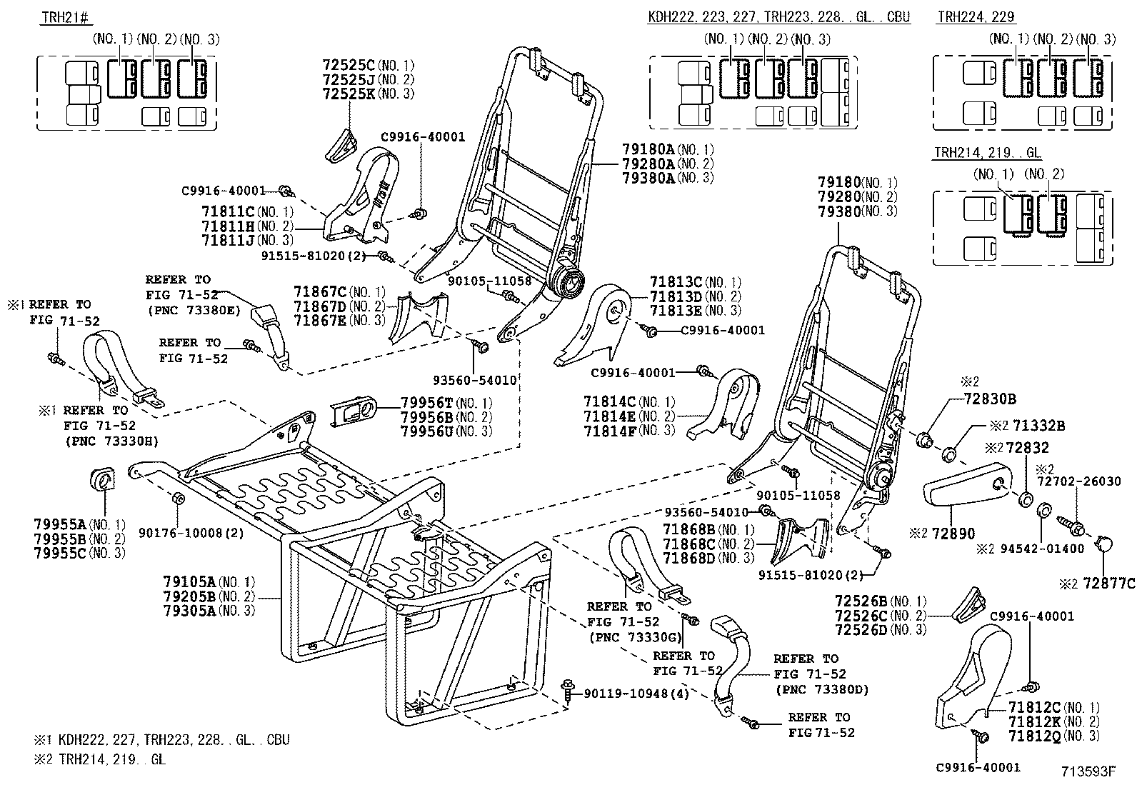 79290-26100 SPRING ASSY, NO.1 SEAT BACK product image