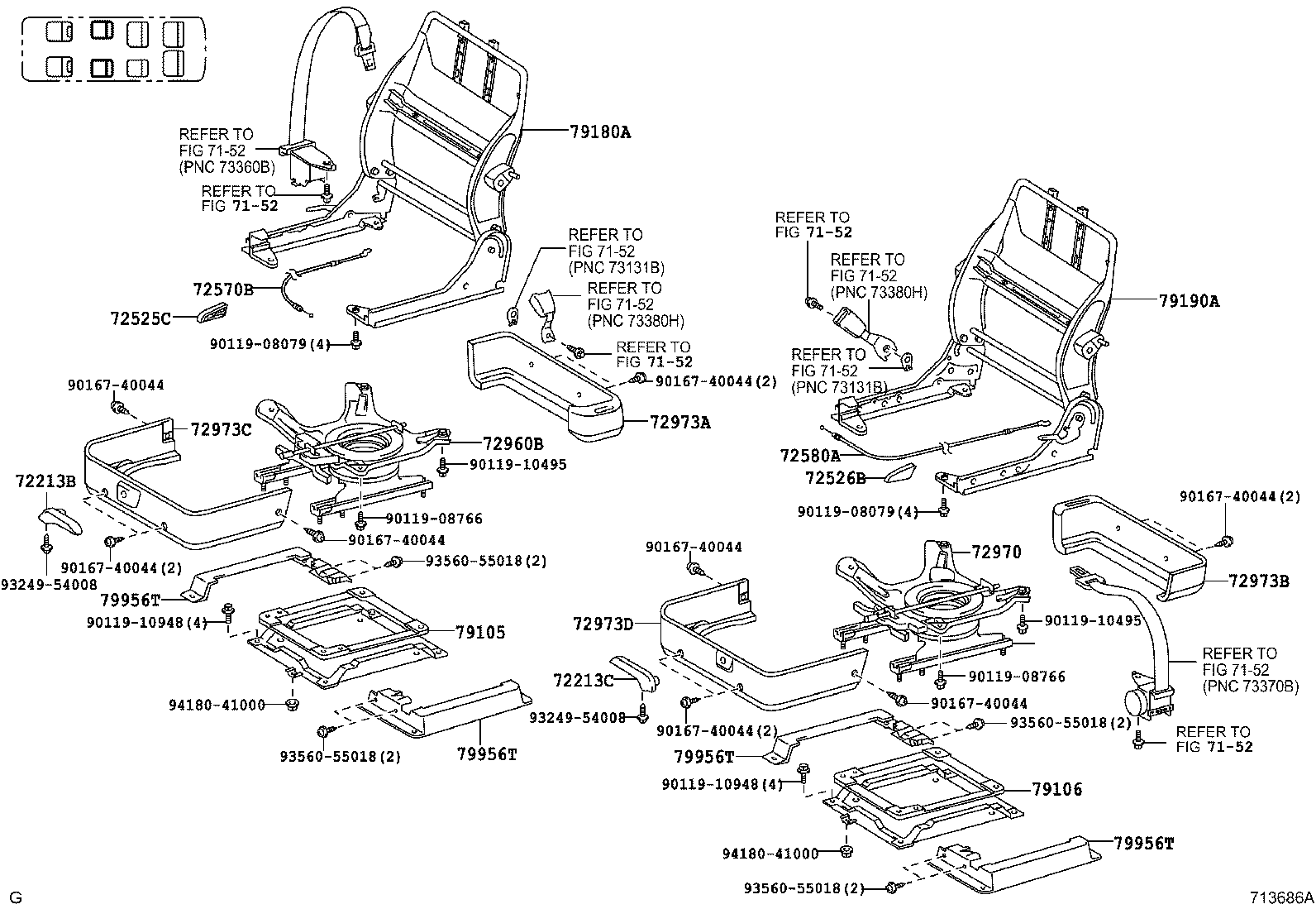 Thumbnail 11 for 71073-0L050-B0