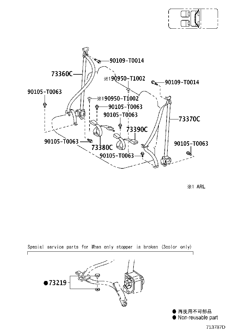 Thumbnail 8 for 73210-0K080-B0