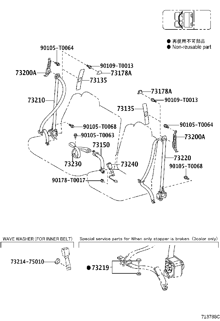 Thumbnail 6 for 73210-0K080-B0