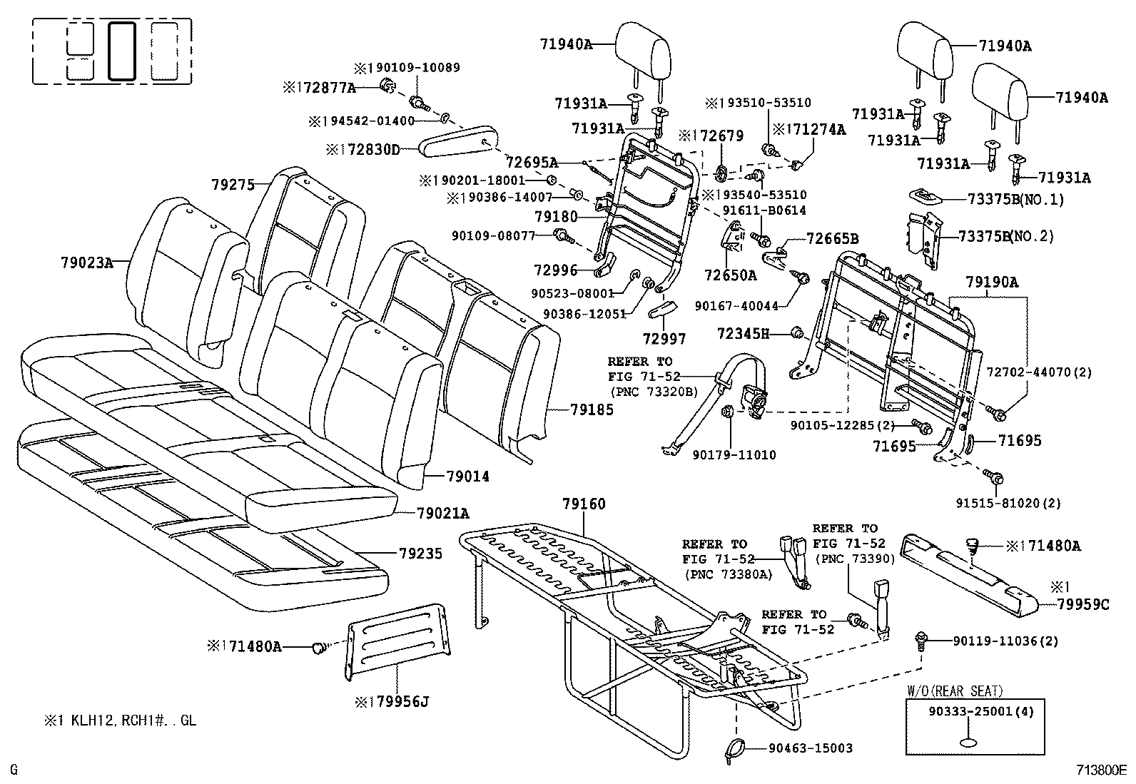 79103-26250 SPRING ASSY, NO.1 SEAT BACK product image