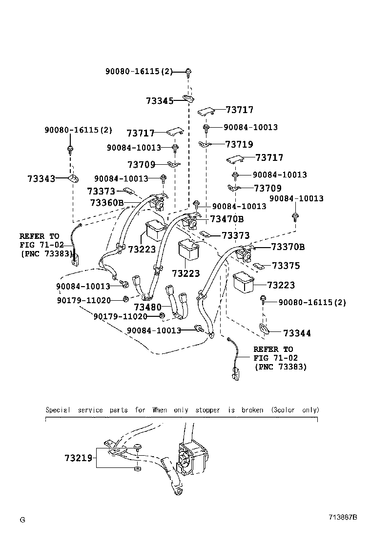 Thumbnail 3 for 73220-AC030-B0