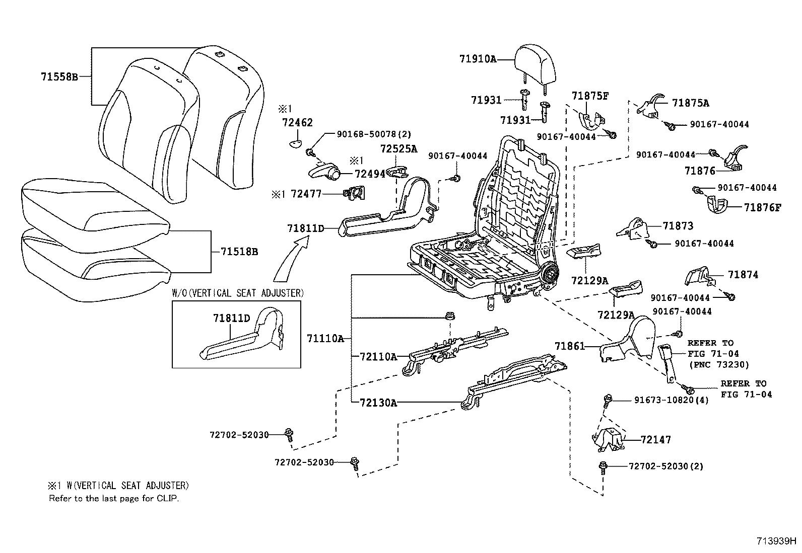 71811-52200 SHIELD, FRONT SEAT CUSHION, RH product image
