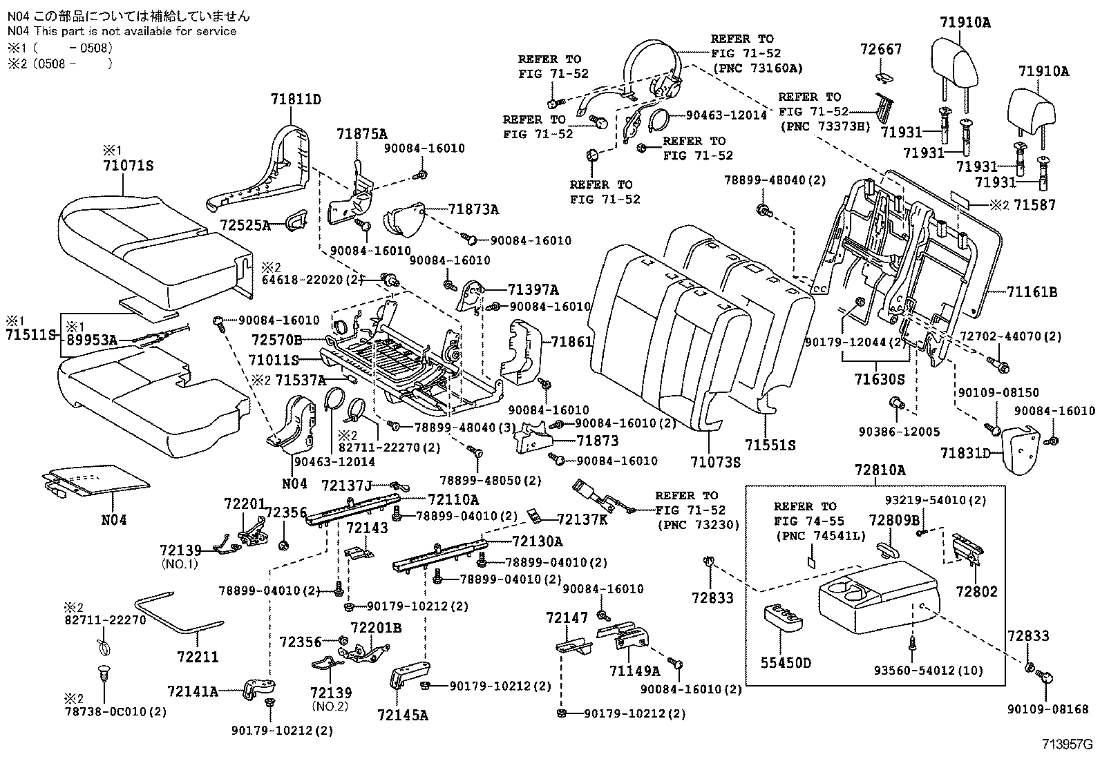 Thumbnail 15 for 71073-0C040-B3