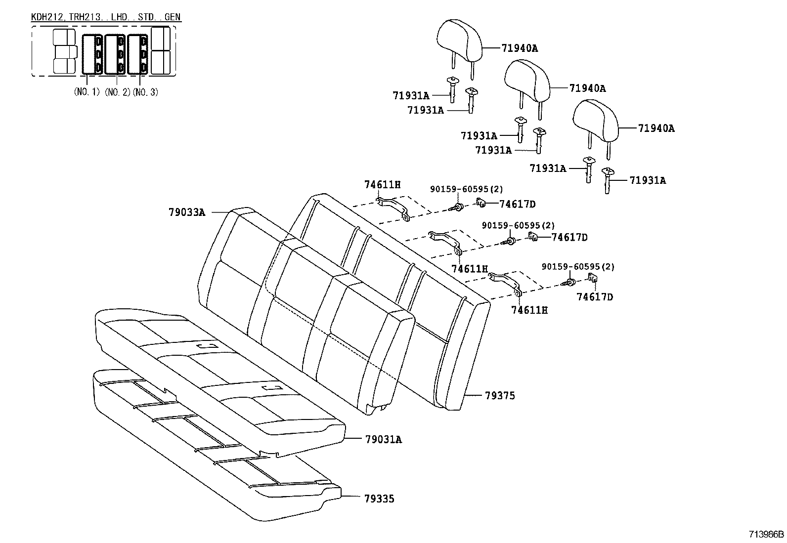 Thumbnail 13 for 71073-0L050-B0