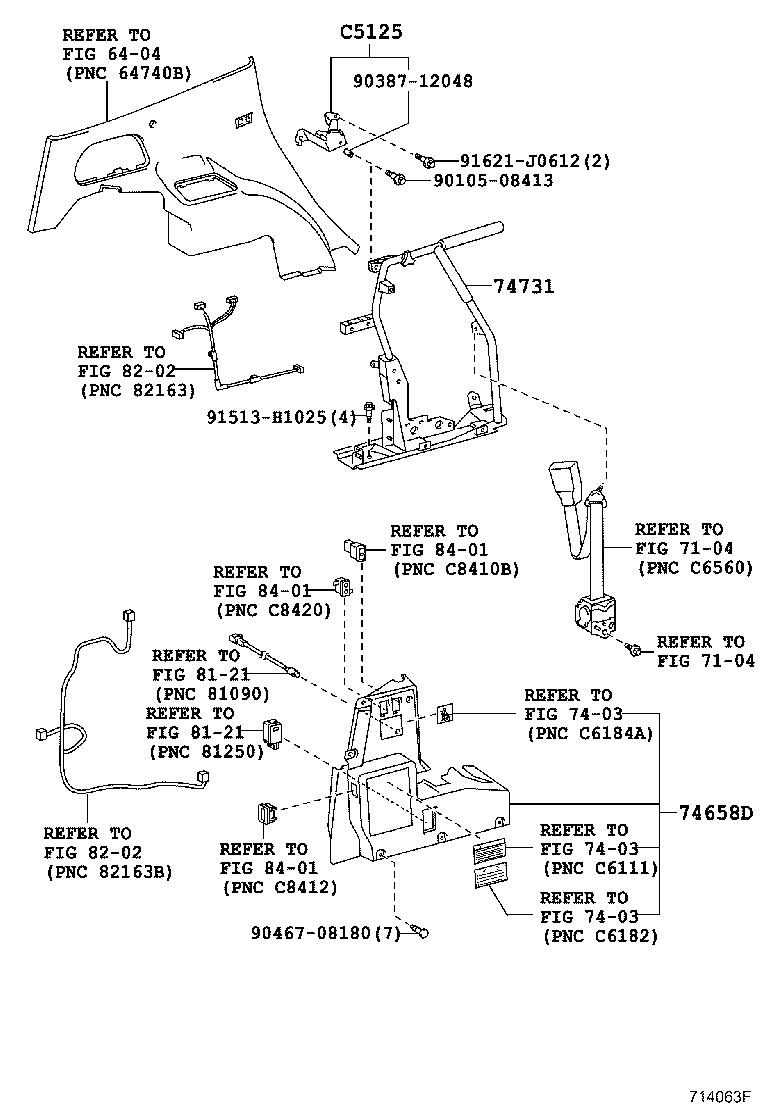 58415-52040 BOARD, REAR FLOOR, NO.1 product image