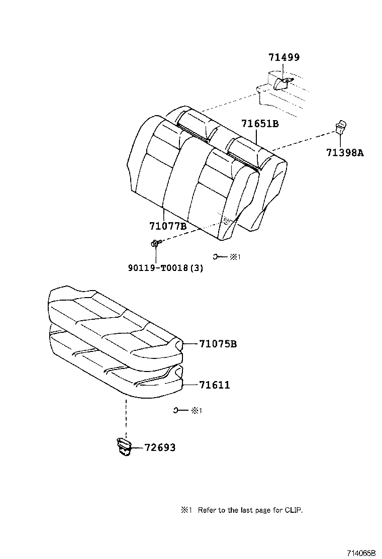 71017-0D010 FRAME SUB-ASSY, REAR SEAT BACK, RH product image