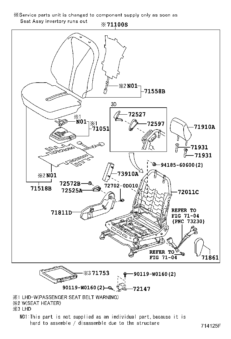 Thumbnail 6 for 71518-0D190-C0