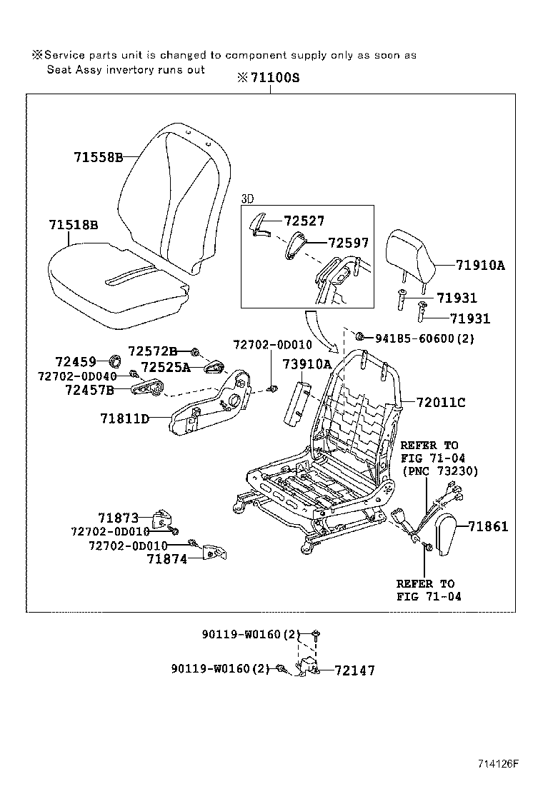 Thumbnail 7 for 71518-0D190-C0