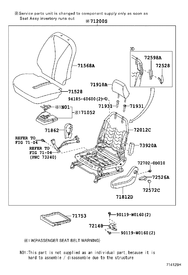 Thumbnail 10 for 71518-0D190-C0
