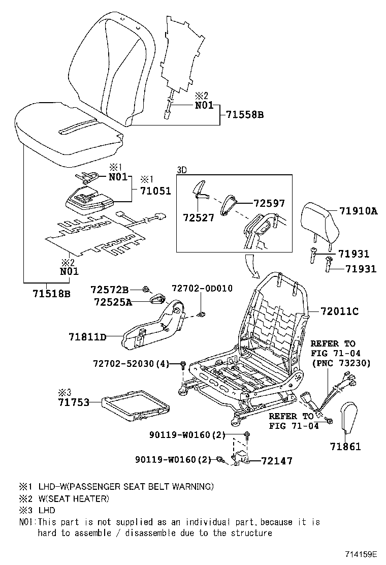 Thumbnail 5 for 71518-0D190-C0