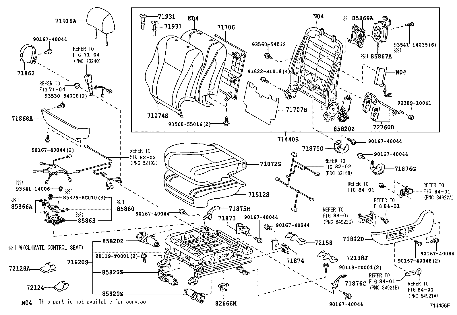 71630-06200 SPRING ASSY, FRONT SEAT BACK, RH(FOR SEPARATE TYPE) product image