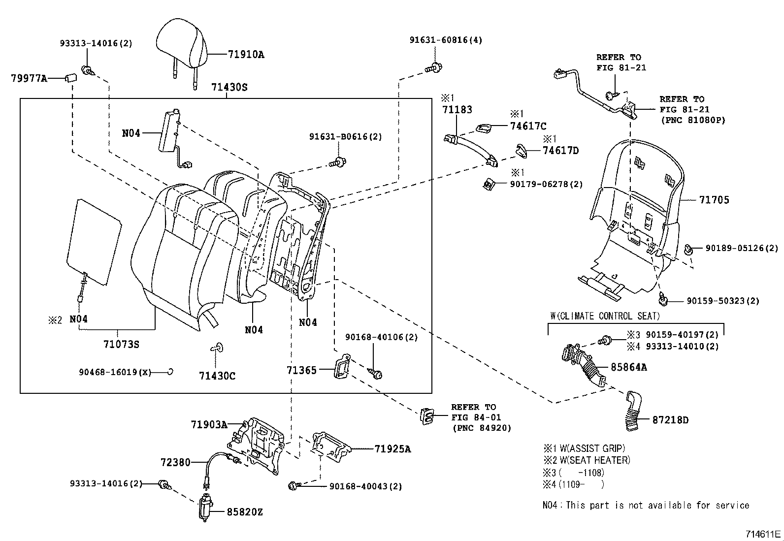 Thumbnail 3 for 71073-50F31-C2