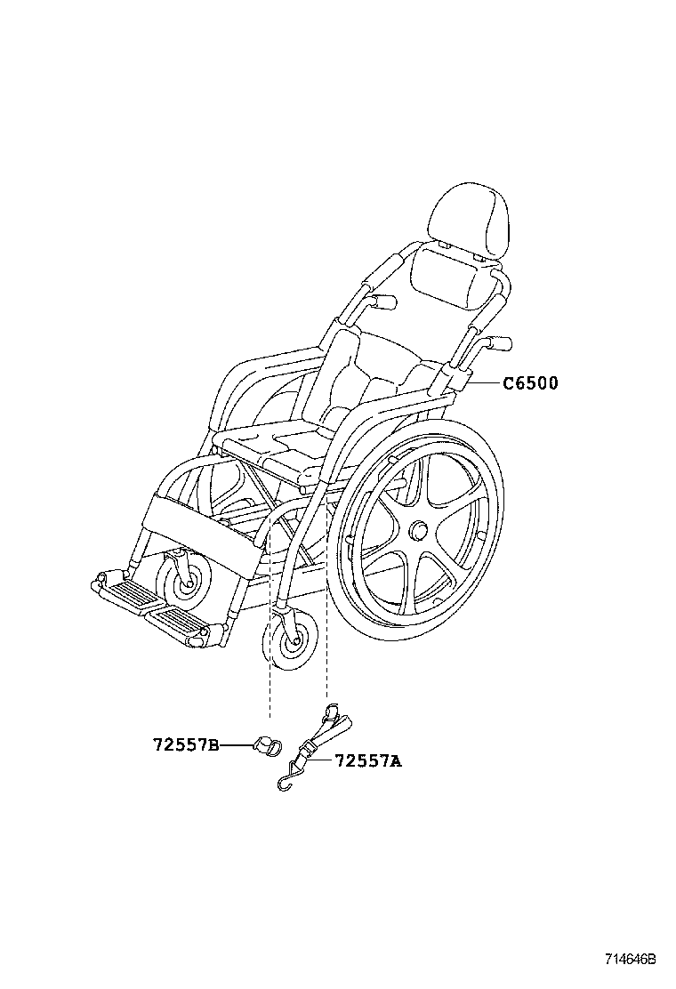 64080-12010 ARM ASSY, POWER LIFT product image