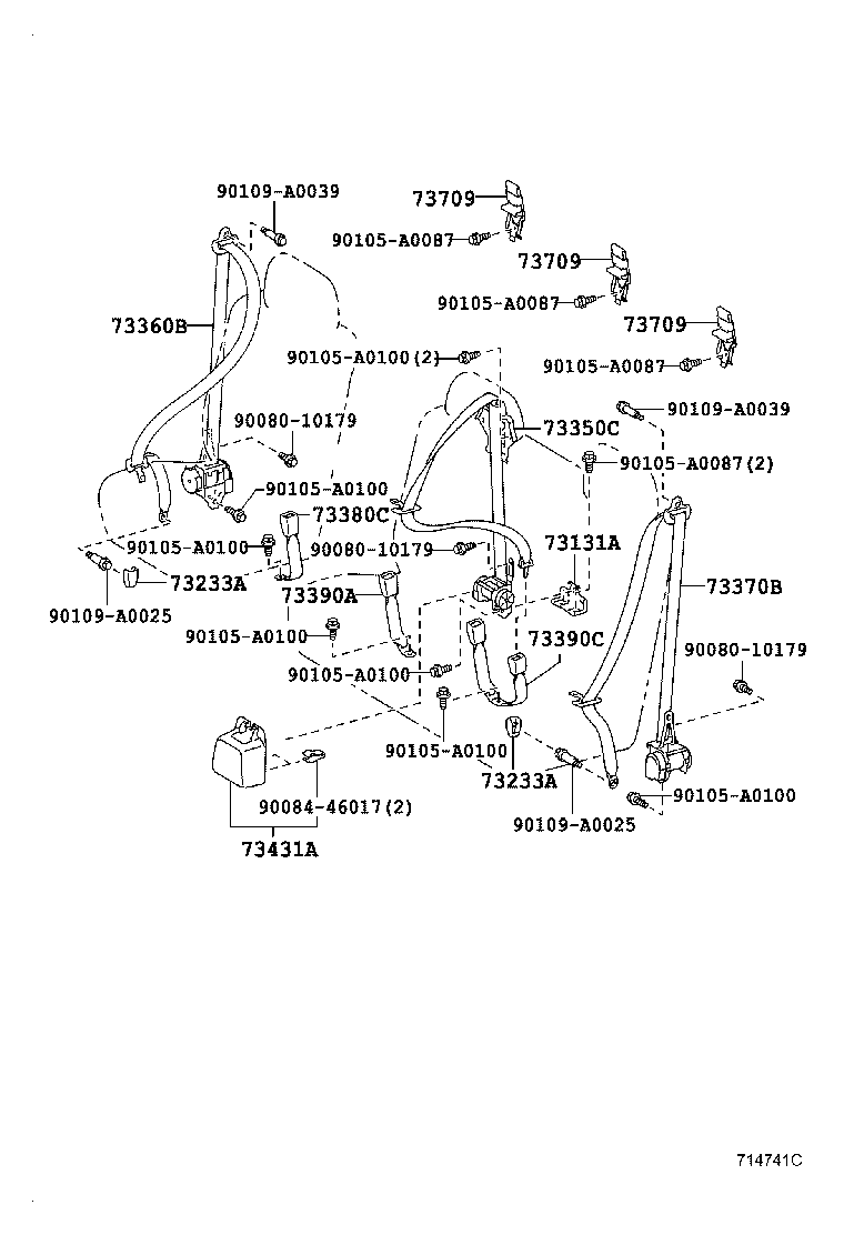Thumbnail 5 for 73023-0C010-E0