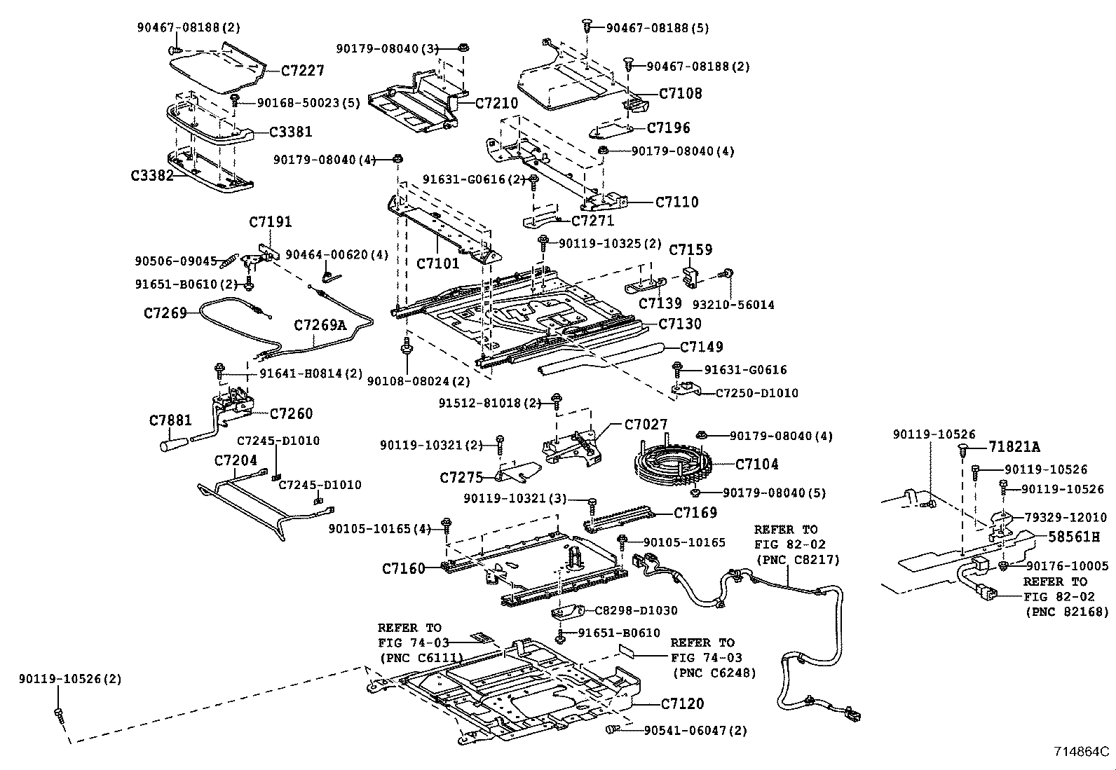 45619-28020 COVER, KNUCKLE STOPPER product image
