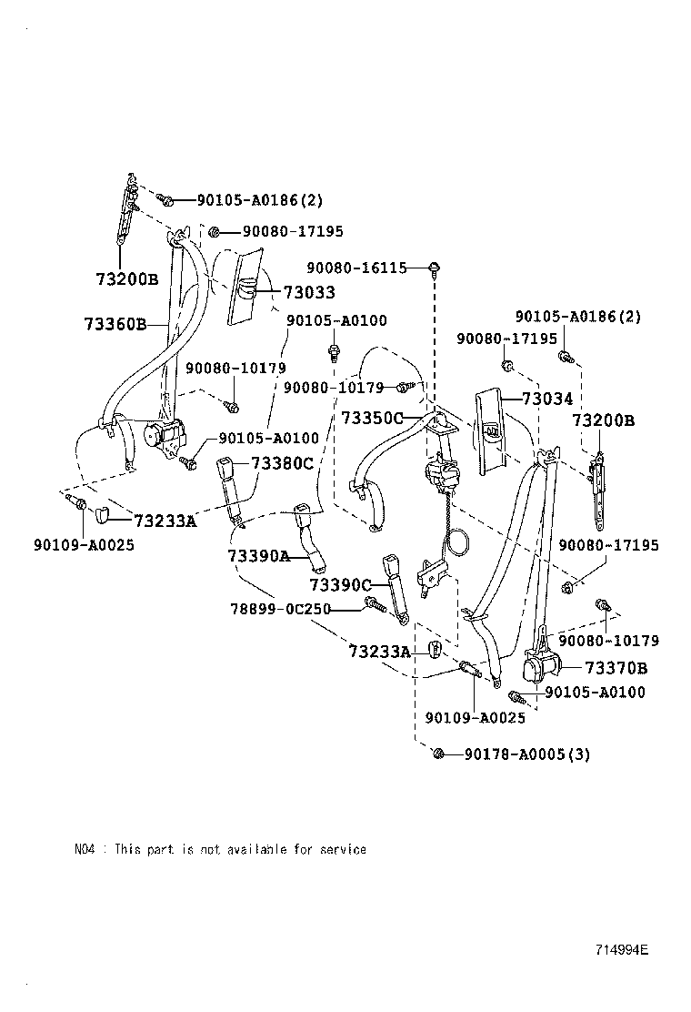 Thumbnail 6 for 73023-0C010-E0