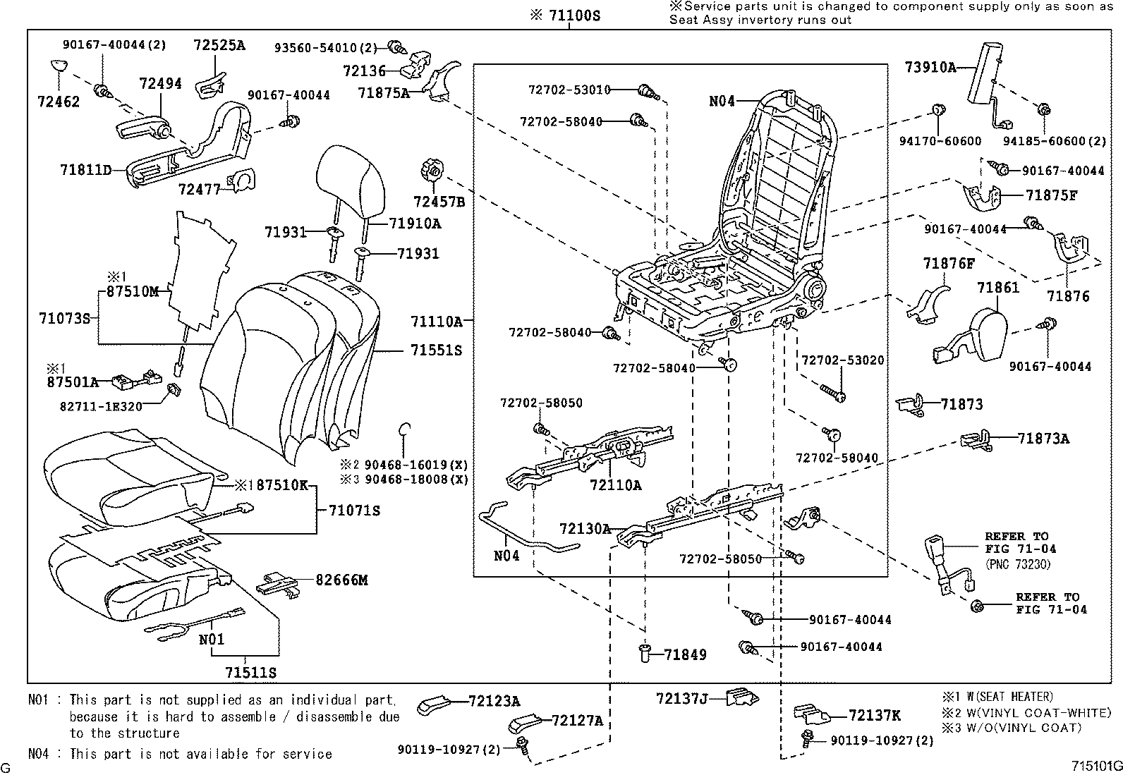 Thumbnail 10 for 71001-53K11-A0