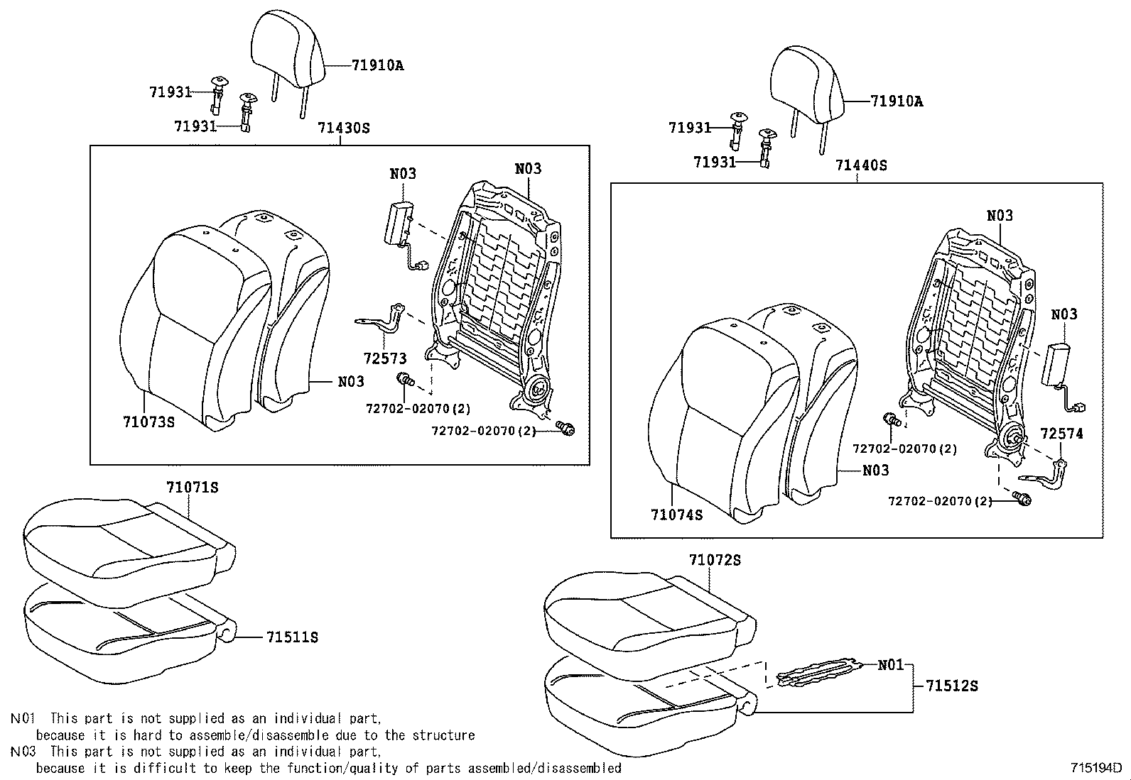 71640-02090 SPRING ASSY, FRONT SEAT BACK, LH(FOR SEPARATE TYPE) product image