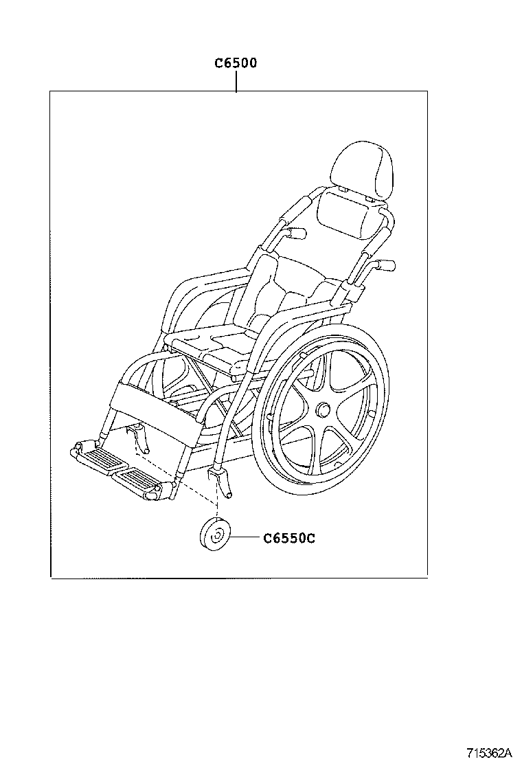 64080-12030 ARM ASSY, POWER LIFT product image