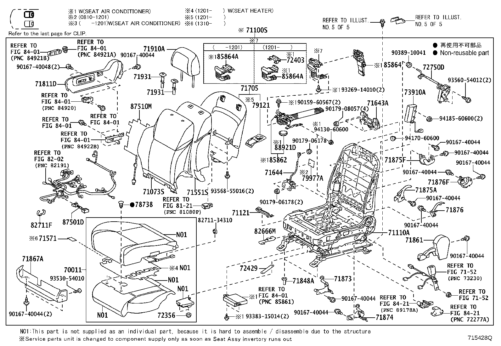 Thumbnail 4 for 71073-60A30-B1
