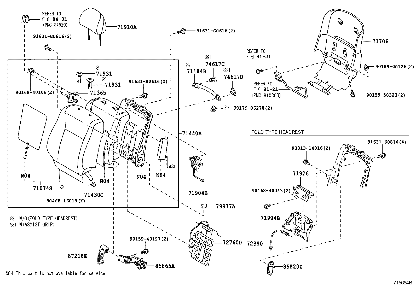 71511-50201 PAD, FRONT SEAT CUSHION, RH(FOR SEPARATE TYPE) product image
