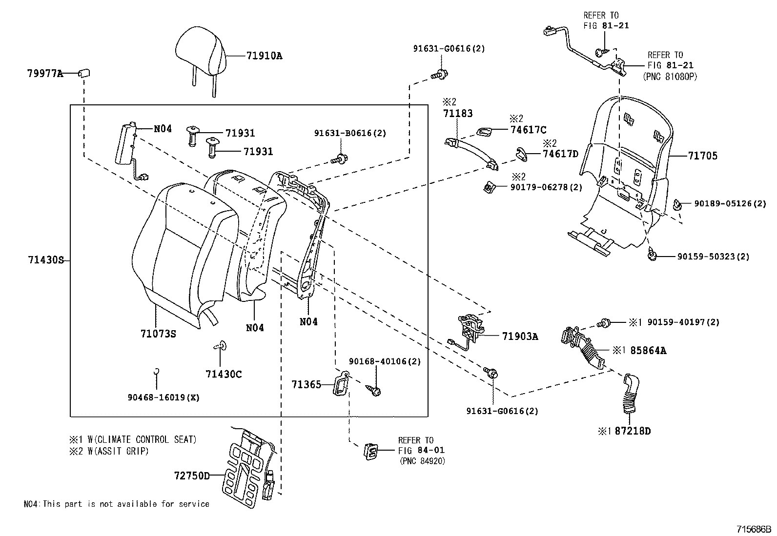 Thumbnail 2 for 71073-50F31-C2