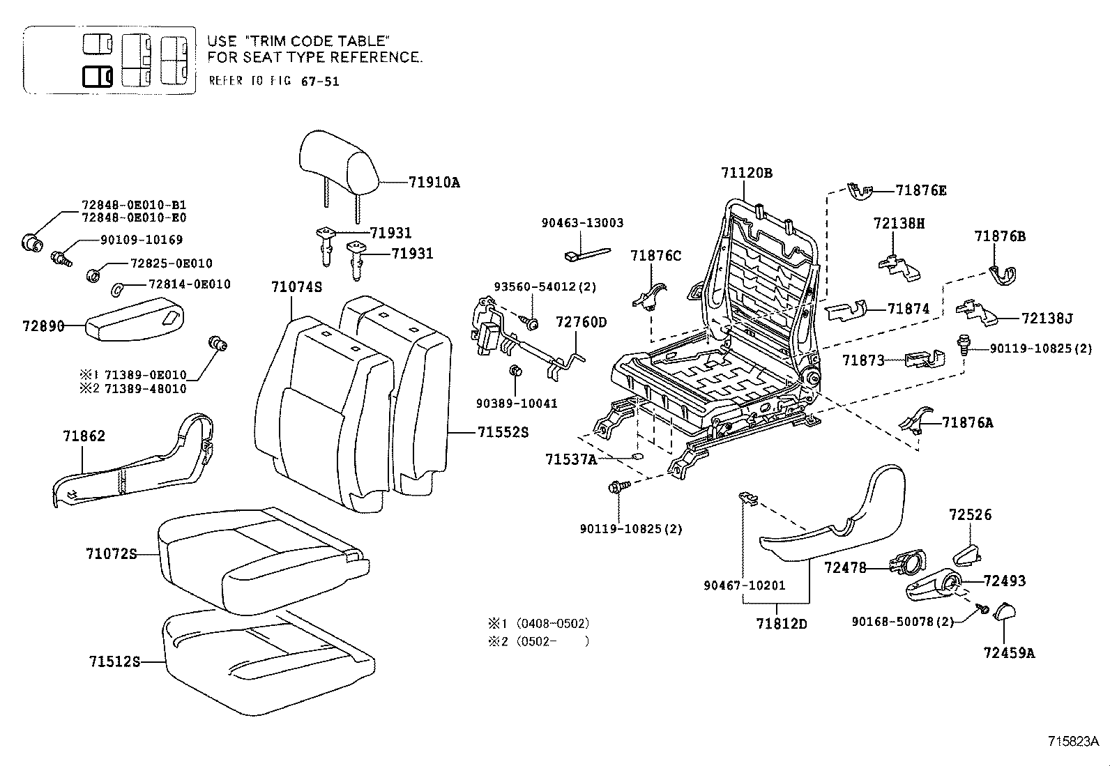Thumbnail 4 for 71073-0C240-B2