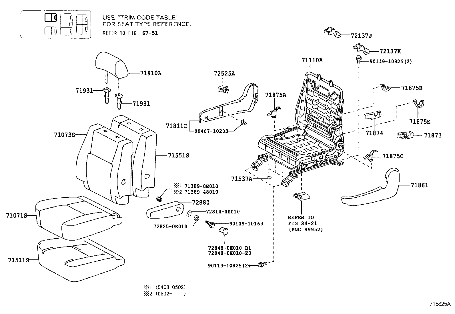 Thumbnail 8 for 71073-0C240-B2