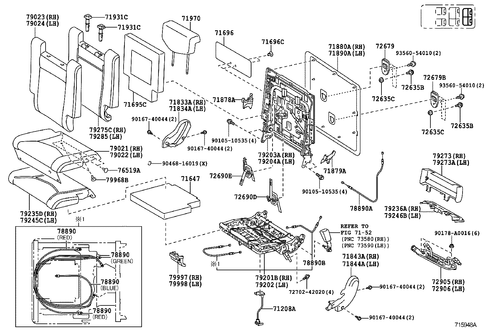 Thumbnail 8 for 71073-0R033-B4
