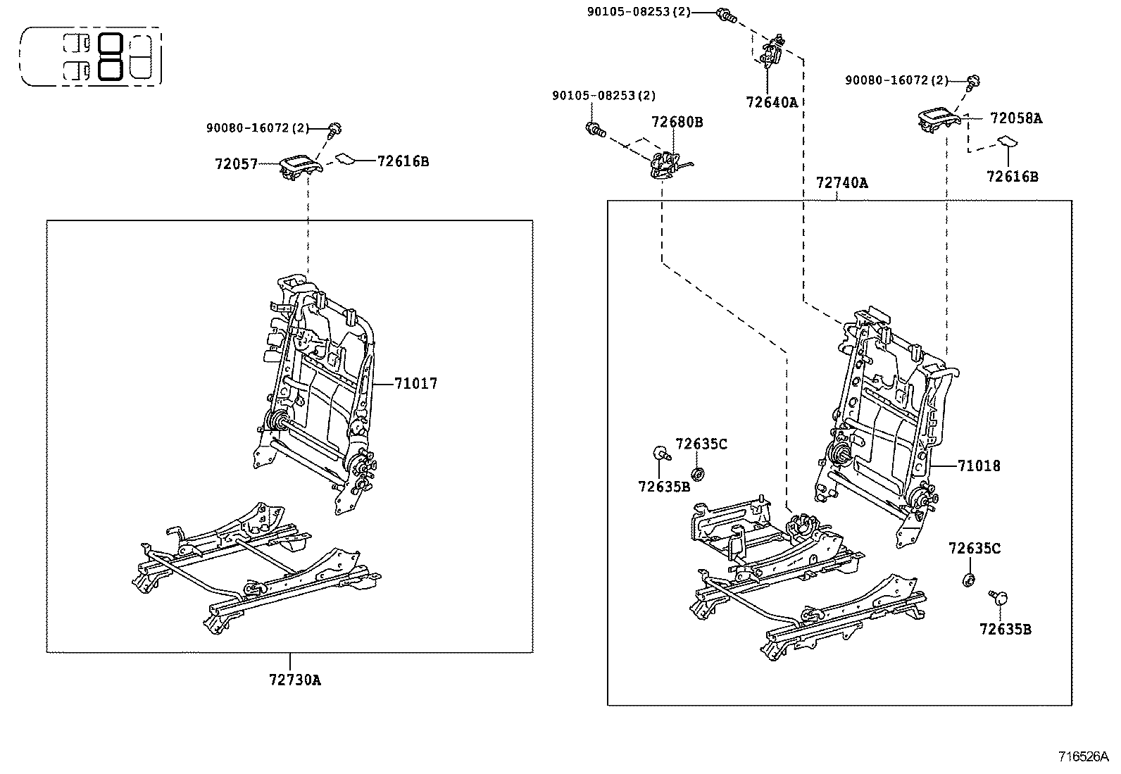 Thumbnail 3 for 71650-0E080
