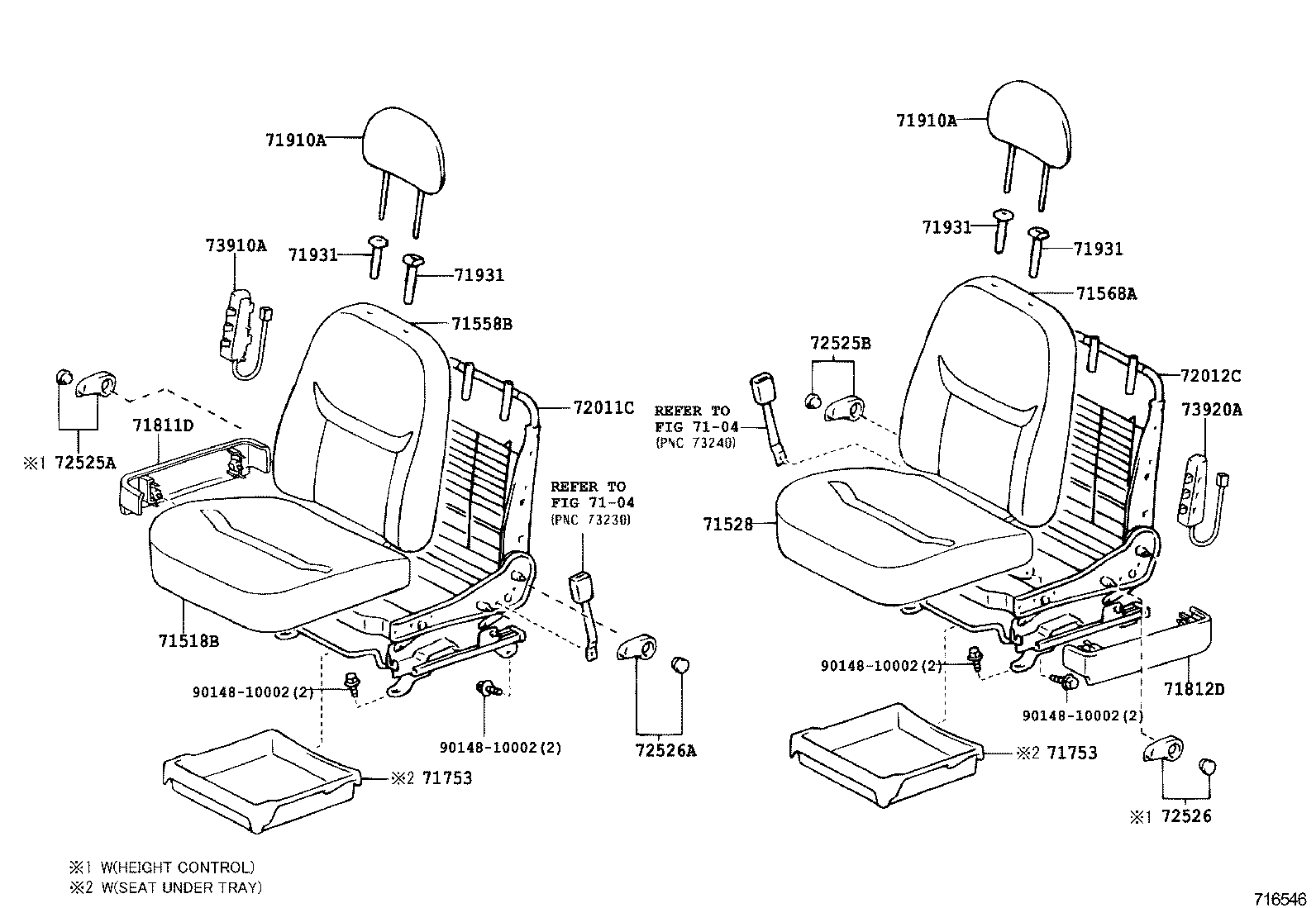 71753-0D010 TRAY, FRONT SEAT UNDER product image
